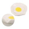 VICASKY Cute Ceramic Soap Dish with Self Draining Design Whimsical