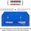 Robotic Swimming Electric Fishing Lures 5.12" USB Rechargeable LED Light