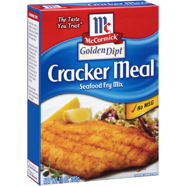 McCormick Golden Dipt Cracker Meal Seafood Fry Mix, 10 oz (Pack of 8)