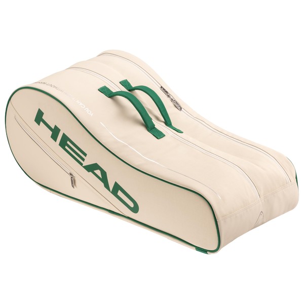 HEAD Arthur Ashe Racquet Bag L (9R) - White/Green