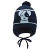 Sterntaler Boy's Bobble Hat Dog Hat, navy