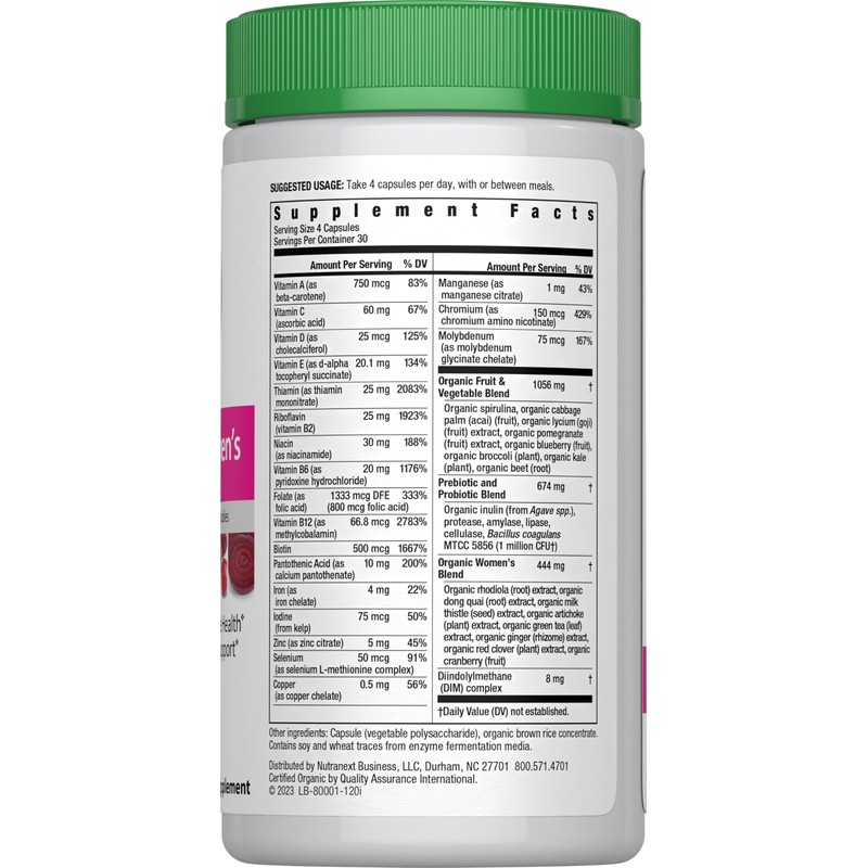 Rainbow Light Multivitamin for Women | 120 Capsules | with