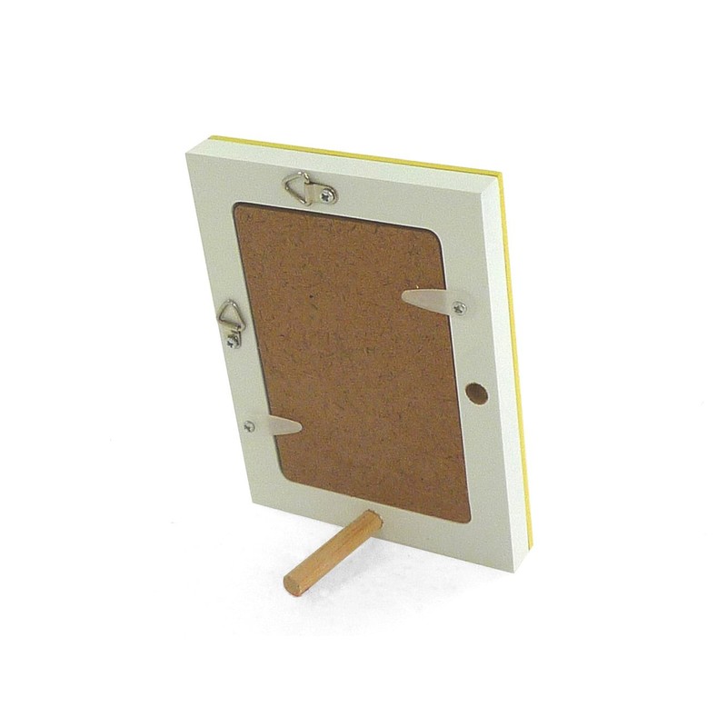 Daisen R08201A03 Picture Frame, Corolu Card, Yellow/White