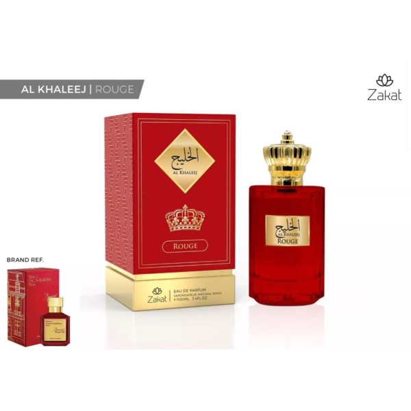 ZAKAT AL KHALEEJ ROUGE Unisex Spray by ZAKAT 3.4 OZ/100ML