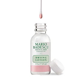 Mario Badescu AM/PM Kit de imperfecciones, incluye tratamiento de acné loción de secado con ácido salicílico y azufre (30ml) y pegatinas faciales de p