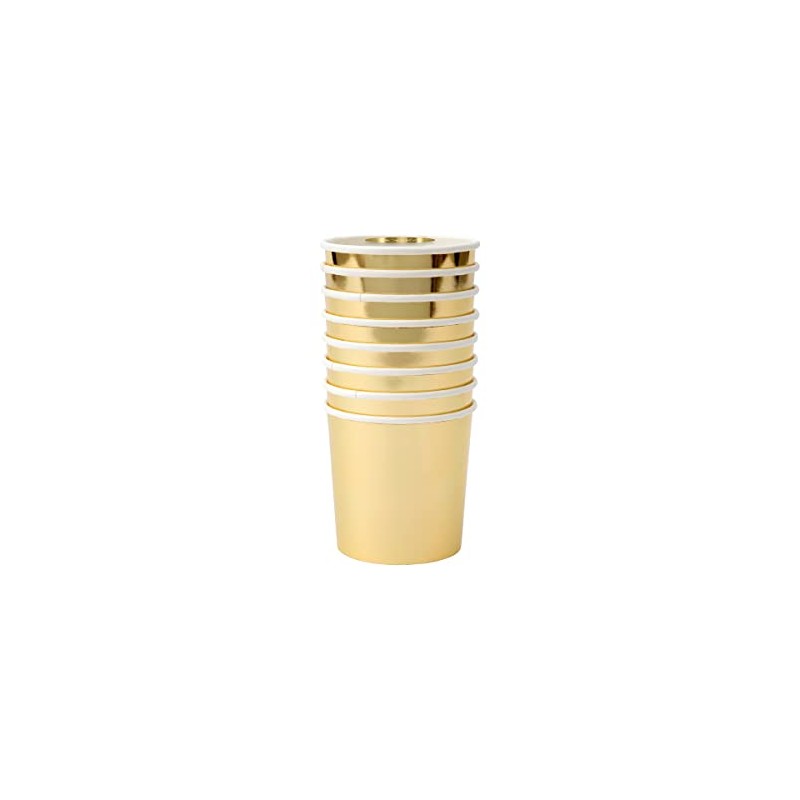Meri Meri Gold Tumbler Cups