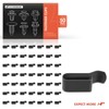 A-Premium 50PCS Metal Wire Loom Clamp Clips Fastener Compatible with
