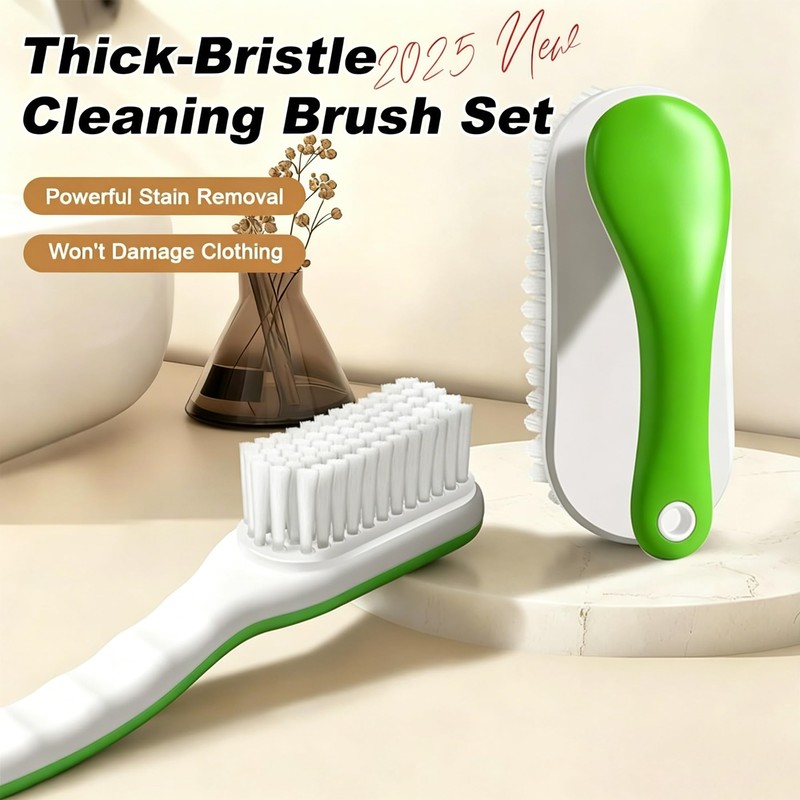 2Pack Shoe Cleaning Brush Household Laundry Clothes Scrubbing for Stains