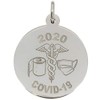 Baxley Jewelry Sterling Silver COVID-19 Charms - Rembrandt Charms (COVID-19