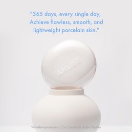 Amuse SEOUL Ceramic Skin Perfector Cushion Foundation Refill 1.5 NATURAL | Long-lasting, Lightweight, Semi-matte, Flawless Coverage, Hypoallergenic, Korean Beauty, Vegan, Refill (15g / 0.52 oz.)