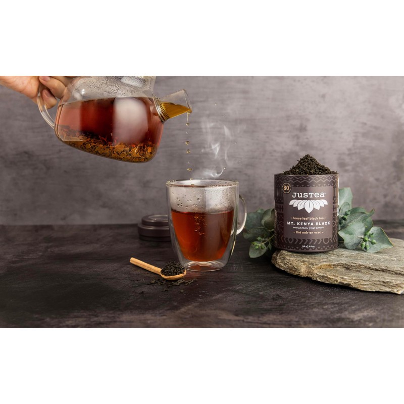 JusTea MT. KENYA BLACK | Loose Leaf Black Tea |