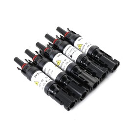 Cozyel 5 x Solar PV Solar Diode Plug Solar Diode Plug Built-in Diode, 10A/15A/20A DC1000V Male/Female Waterproof Photovoltaic Connectors Solar Panel Cable Connectors Plug (20A)