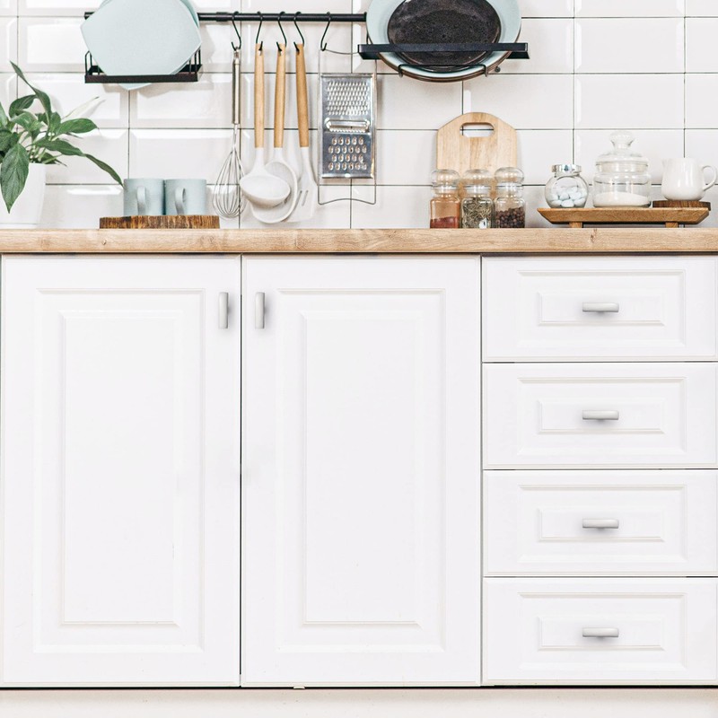 Ravinte 30 Pack Cabinet Handles Brushed Nickel Cabinet Pulls Kitchen