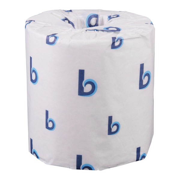 Boardwalk 2-Ply Bathroom Toilet Paper Tissue, Septic Safe, 500 Sheets/Roll,