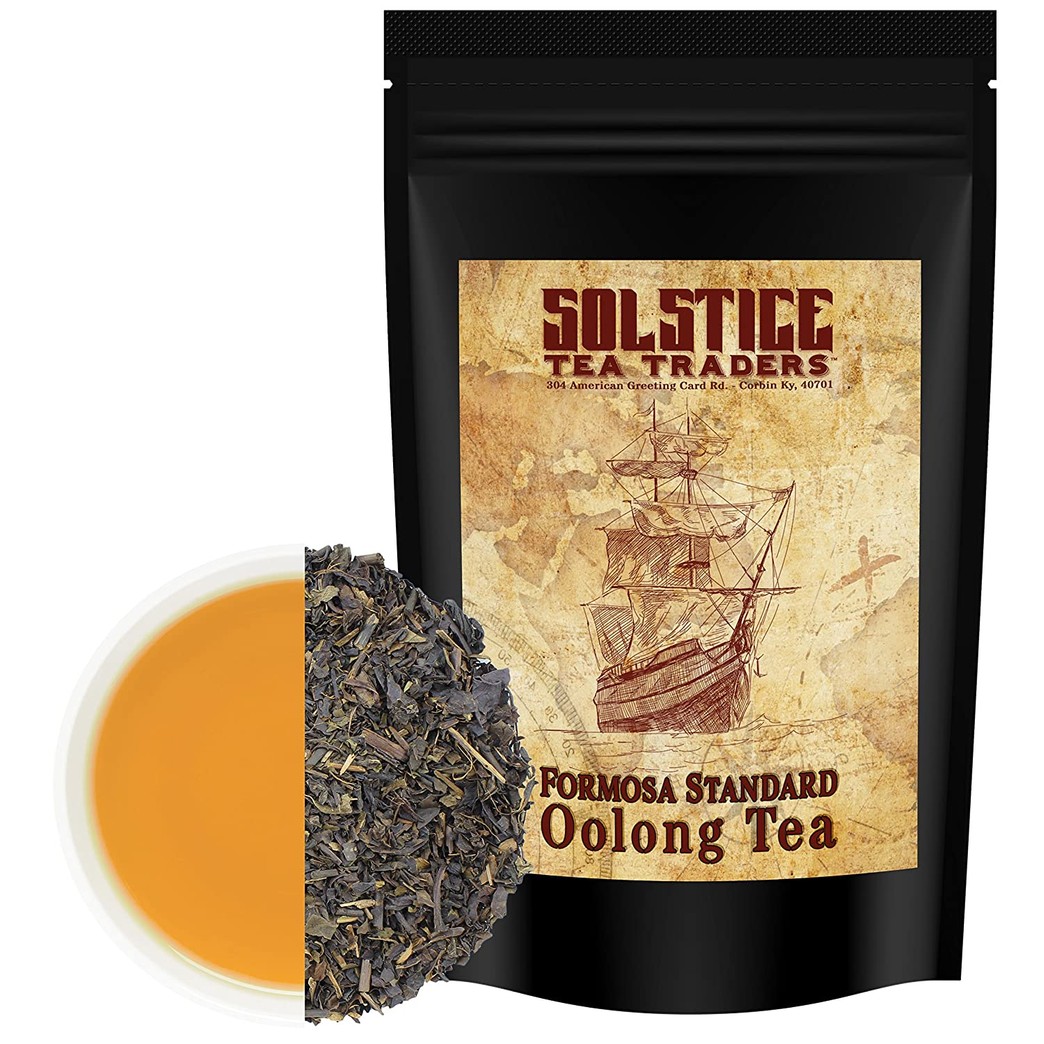 Pure Oolong Loose Leaf Tea (16 Ounces-Bulk Tea), Formosa Standard Taiwan Oolong Tea, 175+ Cups Per Bag (1 Lb.)