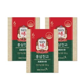 Jeonggwanjang CheongKwanJang Red Ginseng Jingo 100g 3 Bottles Ginsenoside Immunity Home Ginseng / 정관장 홍삼진고 100g 3병 진세노사이드 면역력 홈삼