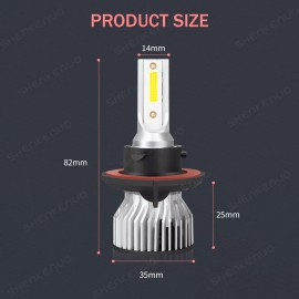 SHENKENUO Fit For 2007-2014 Ford F150 6000K LED Headlight Hi/Lo Fog Light Bulbs Combo kit