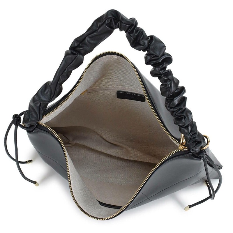 [バルコス] ステッチデザイン レザー ハンドバッグ レディース 2way仕様 手持ちバッグ ショルダーバッグ 上質な牛革 スクエア