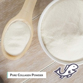 Wild Alaskan Salmon Bone Broth Collagen Powder 5LB Pure Protein Non-Gelling Type - Unflavored, No Taste