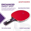 Spindra Performance Level Ping Pong Paddle, Intermediate/Advanced Table Tennis Paddle