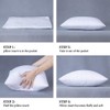 MIULEE Throw Pillow Insert Hypoallergenic Premium Pillow Stuffer Sham Square