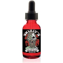 Men's Beard Oil - Rosewood, Amber, Jasmine and Musk Fragrance - Dead Man Beard Oil 1 oz. - Deeply Moisturizes and Softens Your Beard by Skullys Beard Oil