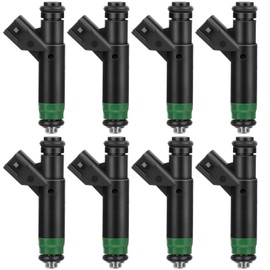 Injectors,cciyu 4 Hole Fuel Injectors Set fit for 04-07 for Dodge for Durango 04-07 for Dodge for Ram 1500 06-07 for Jeep Commander Compatible with 53032704AB Injector,8 Pieces