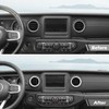 RT-TCZ for Wrangler JL Dash Air Vents Cover Trim Stickers