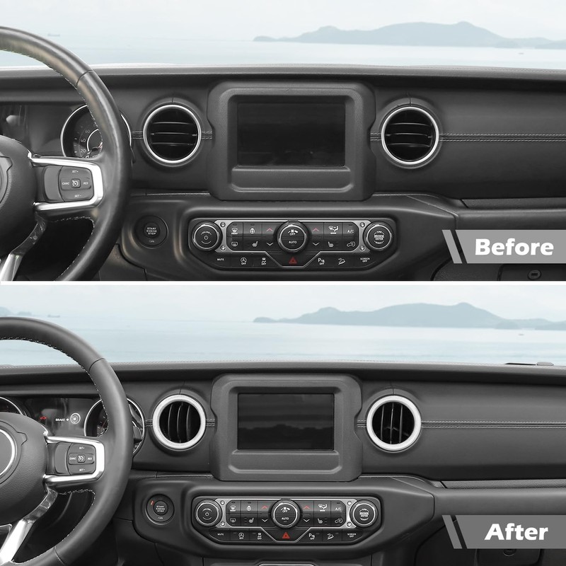 RT-TCZ for Wrangler JL Dash Air Vents Cover Trim Stickers