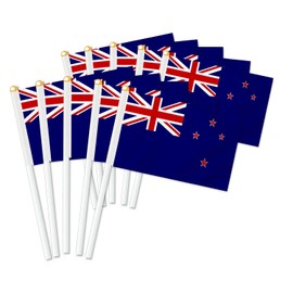 25PCS New Zealand Handheld Small Flag, NewZealanders Hand held Mini Decor Decoration Banner