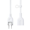 Elecom T-X01-2110WH Power Strip Extension Cord 3.3 ft (1 m)