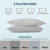 LOVSTOY Cooling Pillow Cases Set of 2,Queen Size Cool Pillowcases