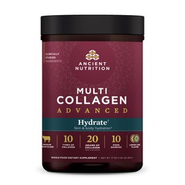 Ancient Nutrition Ancient Nutrition Advanced Multi Collagen Protein Powder Hydrate, Lemon Lime, 30 Servings