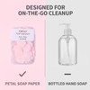 4 Boxes Paper Soap, 4 Random Different Scented Mini Portable