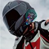 Motorradhelm Bluetooth Motorrad Helm Bluetooth Headset, Doppelte Geräuschreduzierung Headsets, RGB/Freisprechen/AI-Sprachsteuerung/Starke