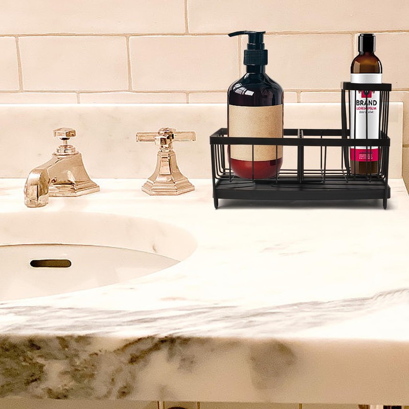 Luabue Stainless Steel Kitchen Sink with Black Self-Draining Drain Tray