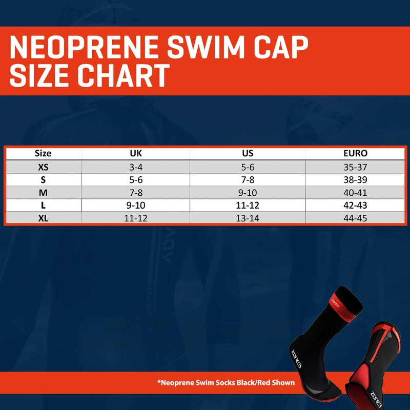 ZONE3 Neoprene Swim Socks/High Stretch 2mm Neoprene Wetsuit Socks For