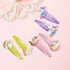 Pack of 12 Hair Clips Girls, Unicorn Hair Clips, Hair