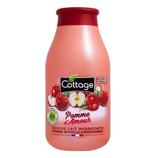 Cottage Moisturising Shower Gel 97% Natural Ingredients 250 ml – Made in France – Apple d'Amour