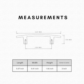HESTIA HARDWARE 10 Pack | Brushed Gold Cabinet Pull Modern 3 Inch Gold Cabinet Handle Modern Kitchen Cabinet Arched Furniture Handles 76mm (Z3.10.L)