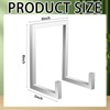 Sweetude 2 Pcs Large Plate Stands for Display Metal Frame