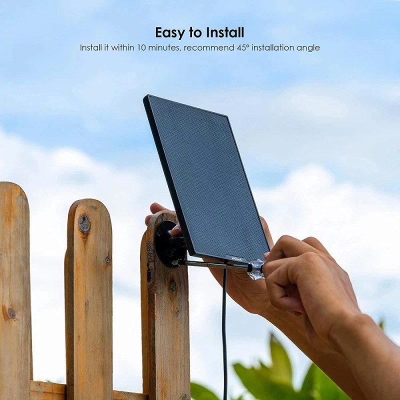 ieGeek USB Port Solar Panel for Outdoor Wireless Security Camera