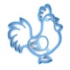Sweet Prints Inc Rooster/Chicken Cookie Cutter - Dishwasher Safe (5")
