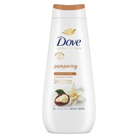 Dove Advanced Care Pampering Body Wash body cleanser with a shea butter and vanilla scent for instantly lotion-soft skin 400 ml