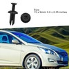 A ABSOPRO Car Push in Rivet Fastener Bumper Clips Plastic