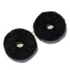 2x guitar strap pin felts/washers in black