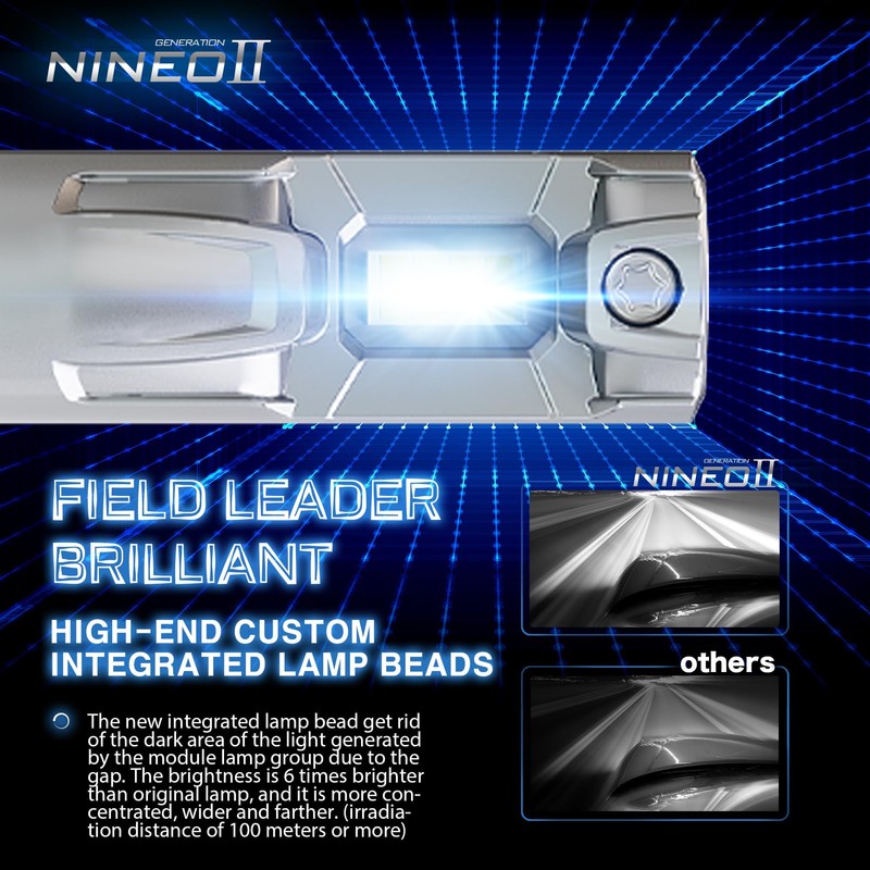 NINEO 9005/HB3 H11/H8/H9 Bulbs COMBOS, 9005 H11 Light Bulb H8/H9