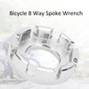 Llave de Radios de Bicicleta, Llave de 8 Vías con