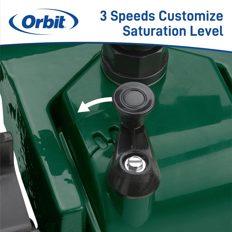 Orbit 58322 Traveling Sprinkler, Green (Traveling Sprinkler)