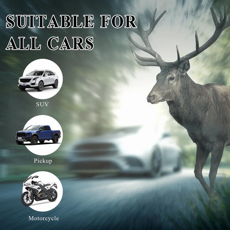 Suvnie 2 PCS Deer Whistles for Cars, Avoid Collisions Deer